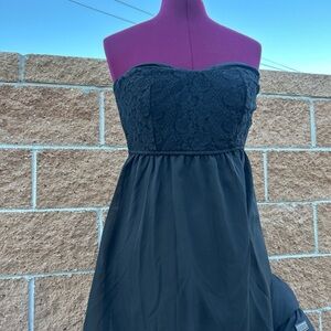 Source Unknown Black Strapless Dress